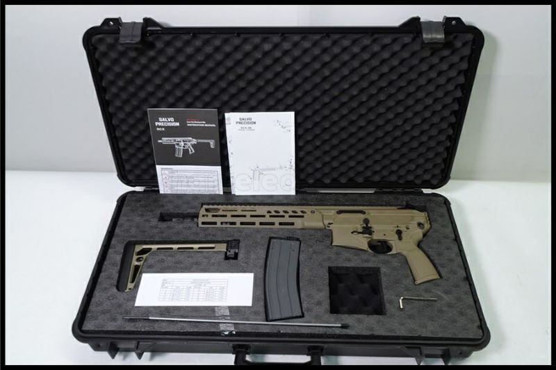 東京)Salvo Precision MCX SPEAR LT 10.5インチ ガスブローバック FDE