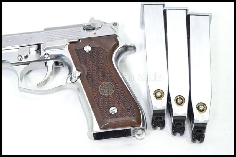 【美品】東京マルイ　M92F CHROME STAINLESS Tokyo Marui M92FS Chrome Stainless GBB Pistol – Rainbow 8