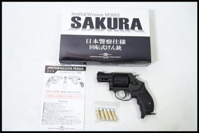 東京)タナカ S&W M360J SAKURA サクラ 日本警察仕様 回転式けん銃 HWモデルガン 未発火 SPG
