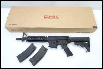 東京)GHK M4 RAS 10.5インチ CO2 ガスブローバック予備マガジン付 ghk-m4v2-ct-105-co2