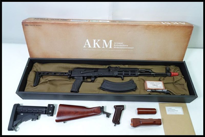東京マルイ AKM ガスブローバック  外装カスタム 最終価格東京マルイ AKM ガスブローバック 外装カスタム