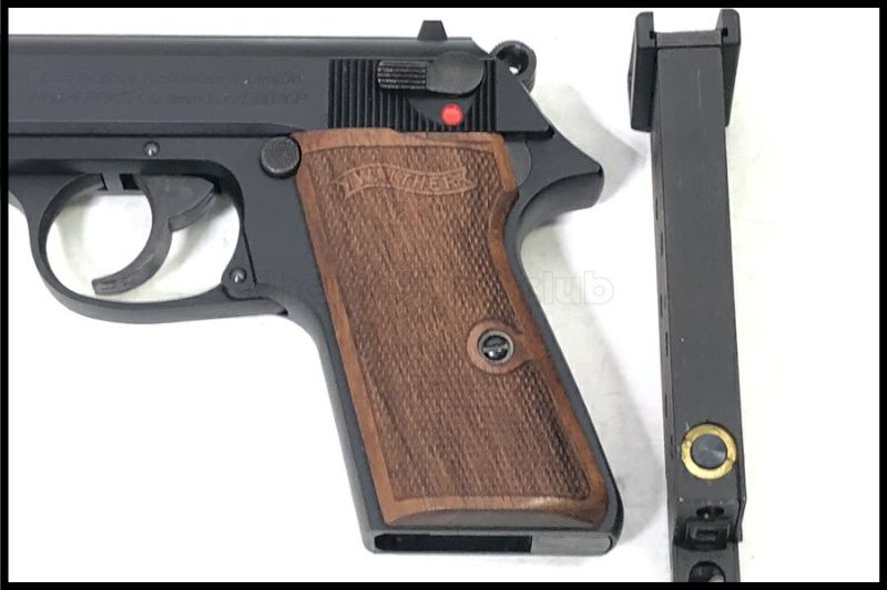 ワルサーPPK/S 木製アドラーグリップ　KIMPOIshop（マルゼン対応） AWG-1456] ウッドグリップ｜マルゼン製 ワルサーPPK/S ☆7800