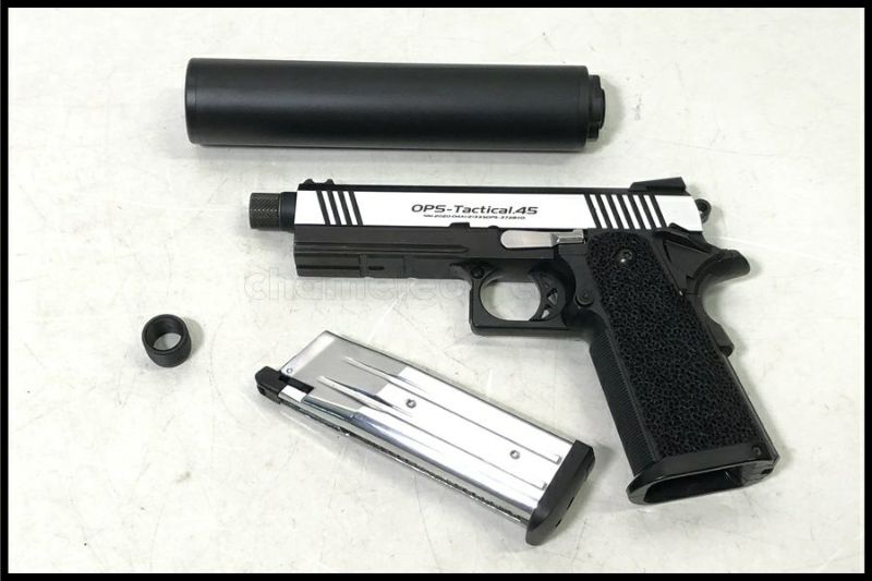 東京マルイ　ハイキャパカスタム 東京マルイ／ハイキャパ カスタム デュアルステンレス｜RIKSGUNS