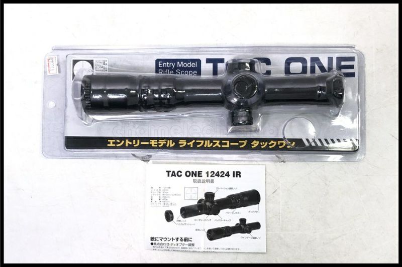 ノーベルアームズTAC ONEスコープ　スコープマウント バトラーキャップ付き NOVEL ARMS】ライフルスコープ TAC ONE 12424 IR/1.2-4x24IR