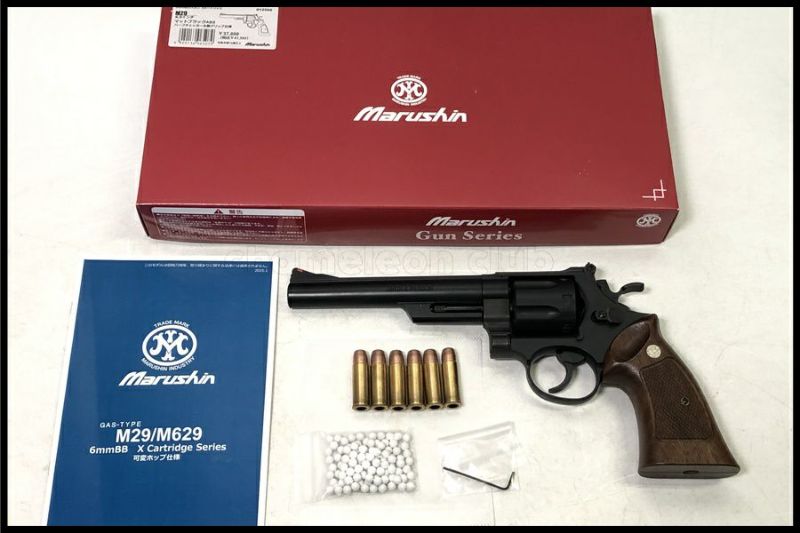 マルシン M29 6.5インチリボルバー マットブラックABS【時間限定値下げ】 東京)マルシン S&W M29 6.5インチ マッドブラックABS ガス