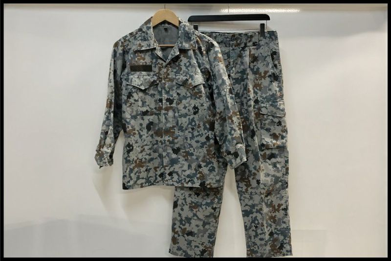 東京)航空自衛隊 デジタル迷彩 作業服 上下セット PX品
