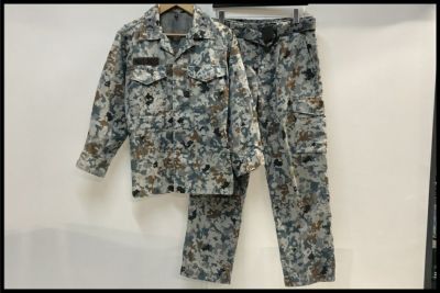 東京)航空自衛隊 デジタル迷彩 作業服 上下セット ベルト付 PX品