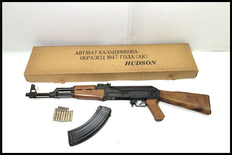 AK47 モデルガン 東京)ハドソン AK47 SMG 金属モデルガン 動作不良 現状品