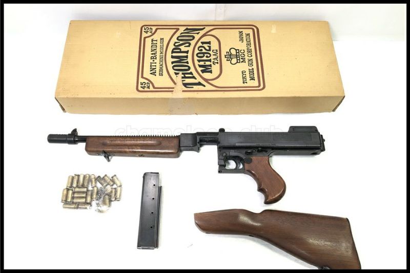 mgcトンプソンM1921モデルガン（SMG刻印） MGC] トンプソン M1921 ミリタリータイプ SMG 金属モデルガン