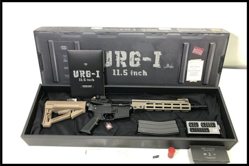 東京マルイ URG-i ガスブローバック　新品箱出し 東京)東京マルイ URG-I 11.5inch SOPMOD ブロック3 ガスブローバック