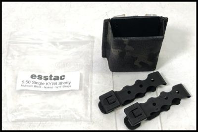 東京)ESSTAC エスタック 5.56 シングル KYWI ショーティ マグポーチ MCBK 実物