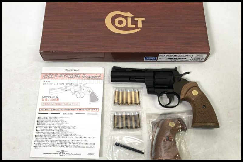 新品，得価 東京)タナカ コルトパイソン 357マグナム 4インチ
