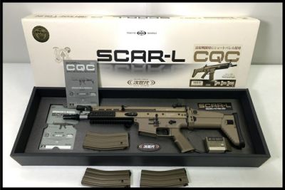 東京)東京マルイ SCAR-L スカーL CQC FDE 次世代電動ガン 予備マガジン付