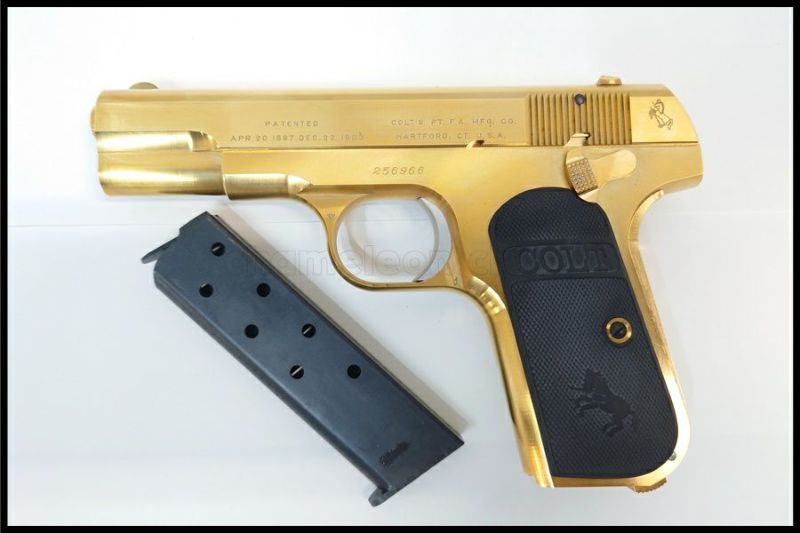 東京)ZEKE コルト M1903 真鍮削り出し 金属モデルガン