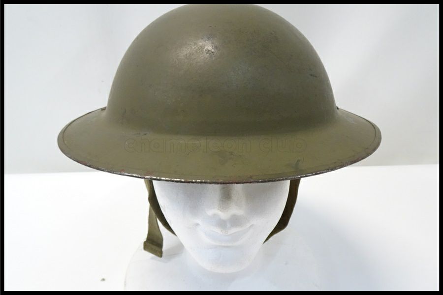 ベルギー軍イギリス型皿ヘルメット 東京)ベルギー軍 スチールヘルメット 当時物 イギリス皿型