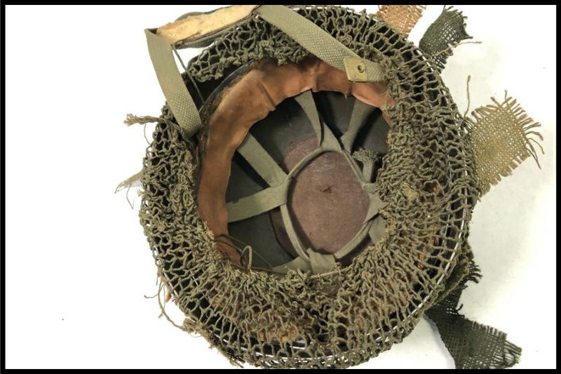 東京)イギリス軍/英軍 WWII空挺ヘルメット 当時物