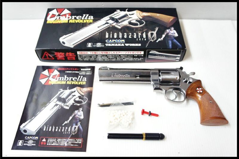 福岡)美品 タナカ アンブレラ マグナムリボルバー 6インチ ガス