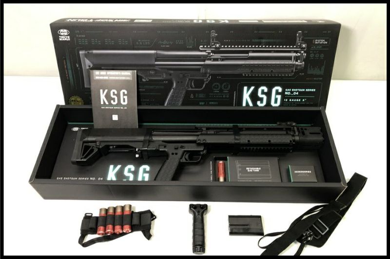 東京)東京マルイ KSG ガスショットガン ガスタム品 予備シェル/ホルダー付