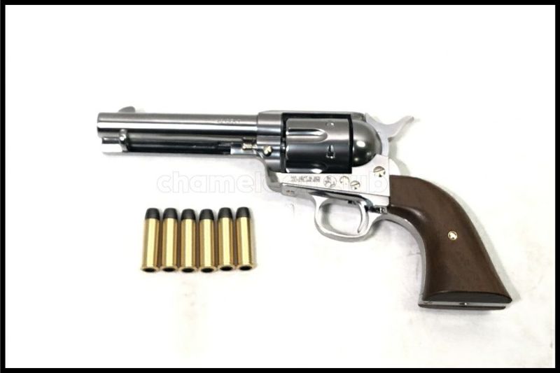 東京)マルシン コルト SAA.45 シビリアン シルバーABS 木製グリップ