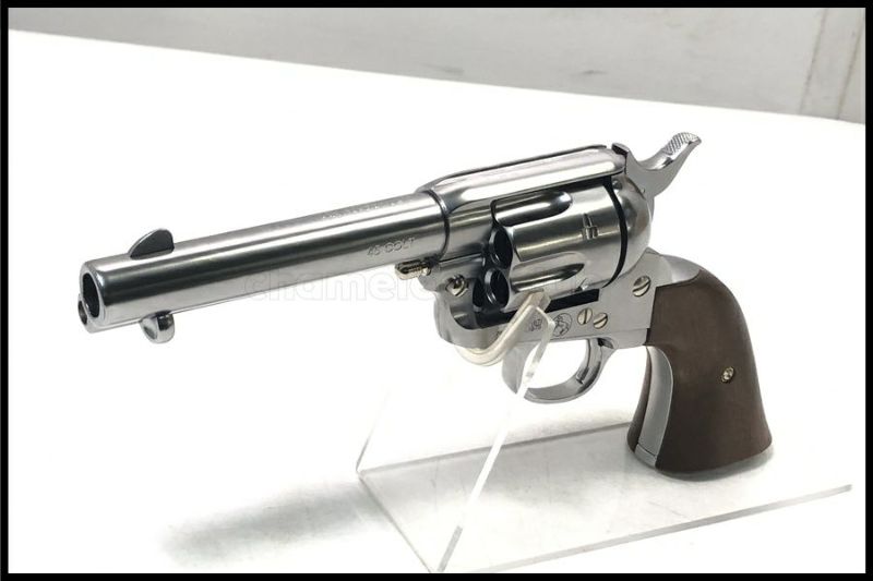 東京)マルシン コルト SAA.45 シビリアン シルバーABS 木製グリップ