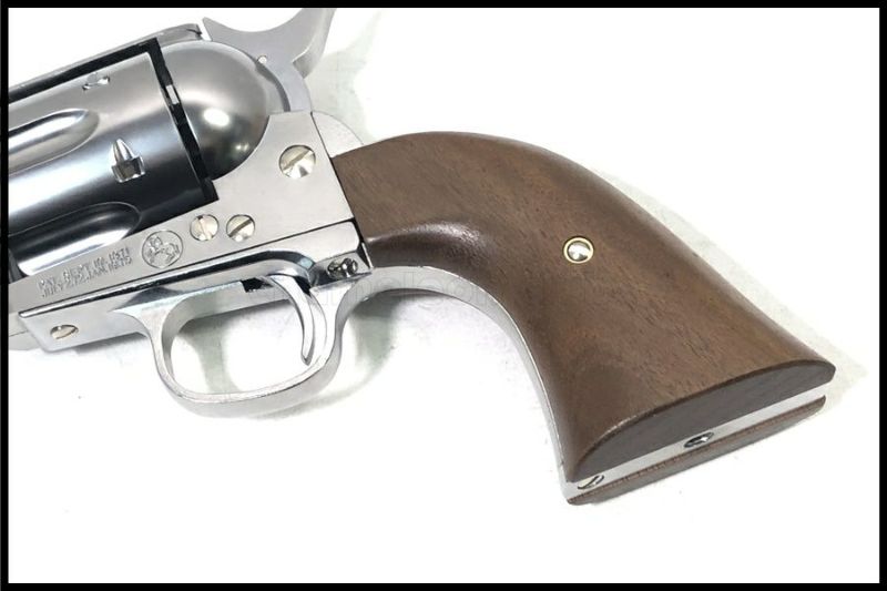 東京)マルシン コルト SAA.45 シビリアン シルバーABS 木製グリップ