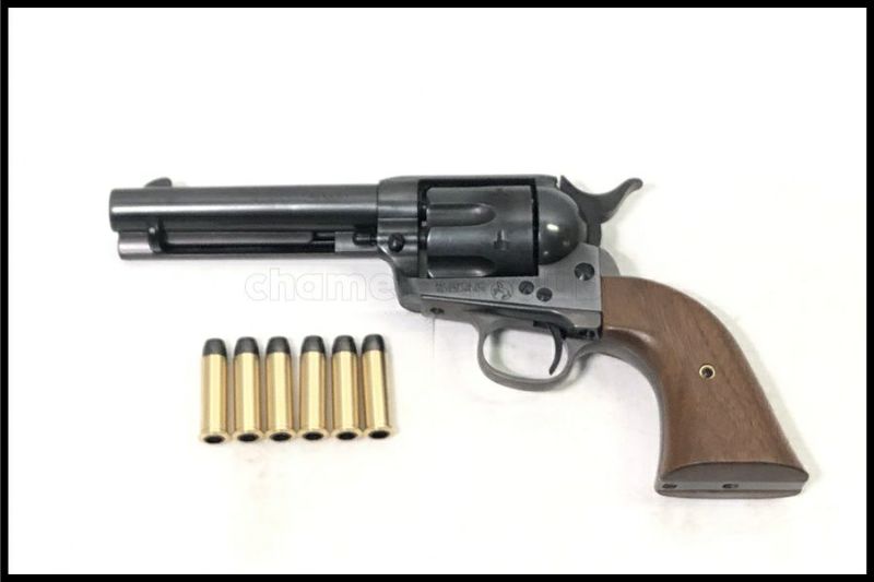 東京)マルシン コルト SAA.45 シビリアン エクセレントHW 木製グリップ