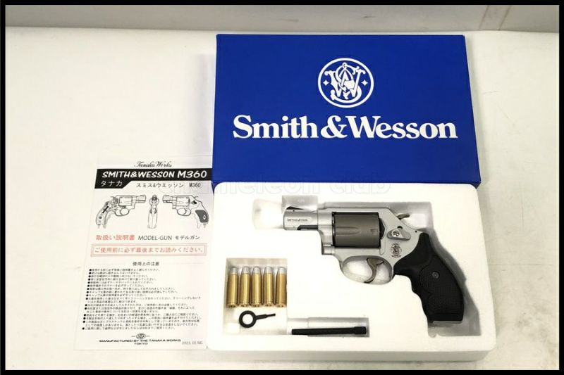 Tanaka S&W M360 モデルガン セラコート 未発火品 タナカ モデルガン S&W M360 Sc .357マグナム HW セラコート | タナカ