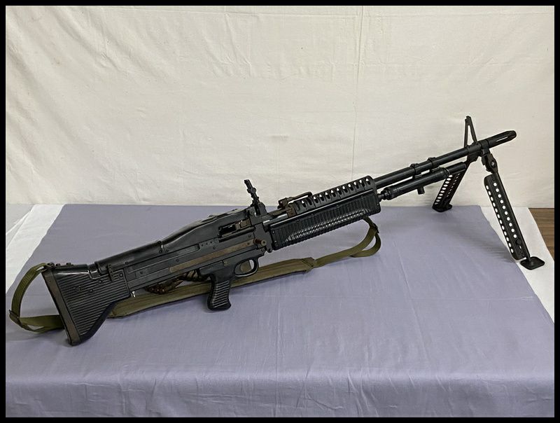 山口) 【未検品/ジャンク扱い】アサヒファイヤーアームズ M60 ガスガン