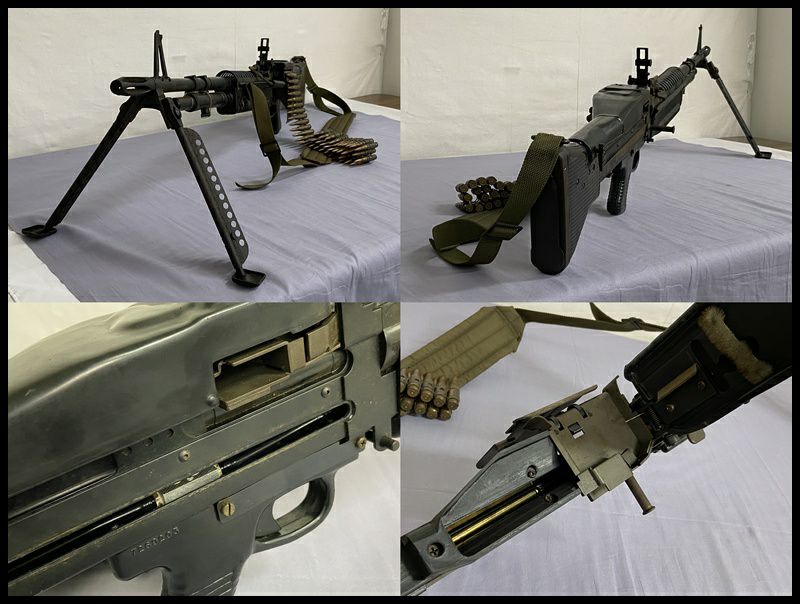 山口) 【未検品/ジャンク扱い】アサヒファイヤーアームズ M60 ガスガン