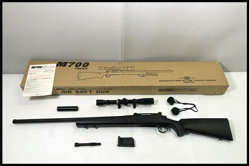 東京)タナカ M700 ポリス ボルトアクション ガスライフル サイレンサー