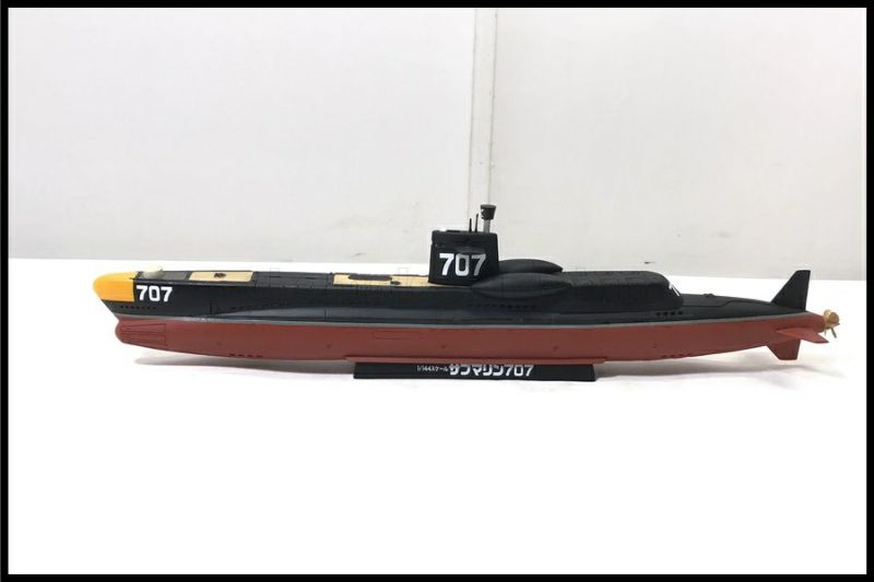 東京)海洋堂 サブマリン707 ソフトビニール製 塗装済み完成モデル 50th