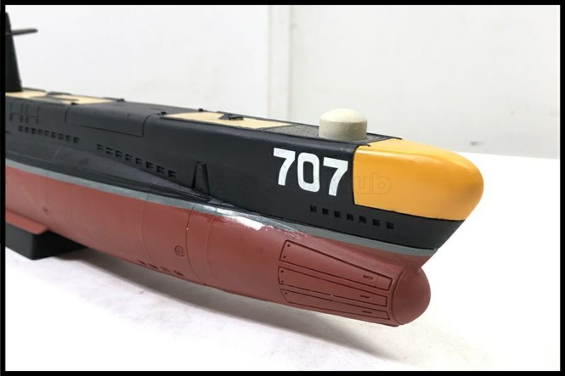 東京)海洋堂 サブマリン707 ソフトビニール製 塗装済み完成モデル 50th