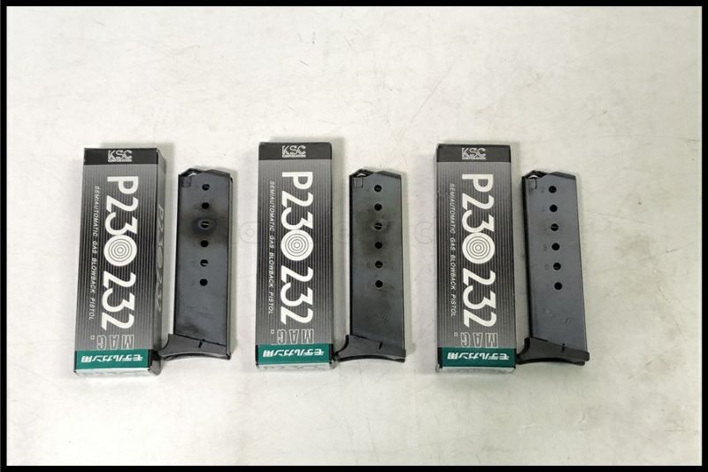 ストア KSC製 P230JP ガスガン ブラック マガジン3本付き KSC P230JP