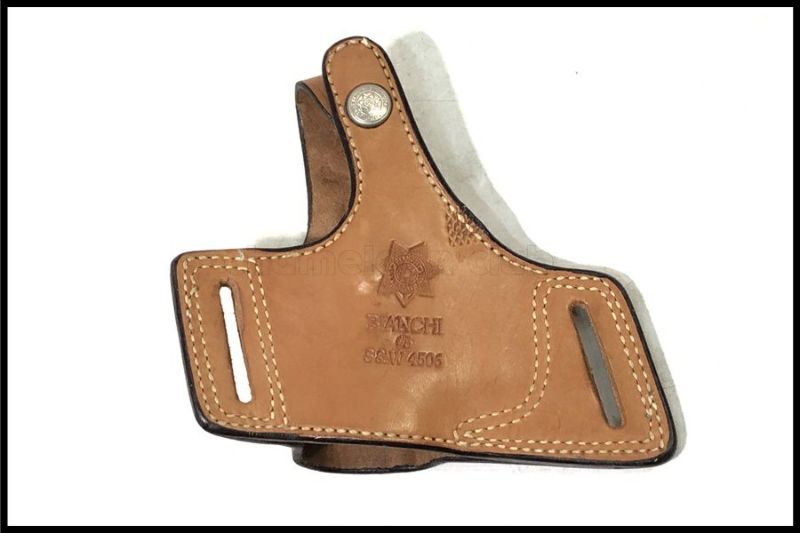 Bianchi M66用レザー ホルスター 右利き用 黒 Bianchi ビアンキ M66用