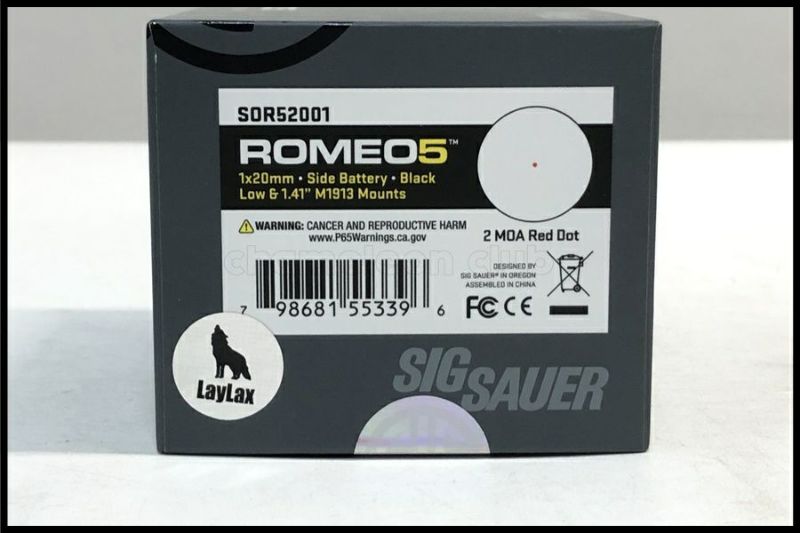 東京)SIG SAUER ROMEO5 ドットサイト SOR52001 実物