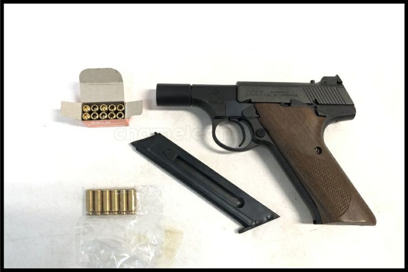 東京)MGC コルトウッズマン 飛葉モデル HWモデルガン 木製グリップ