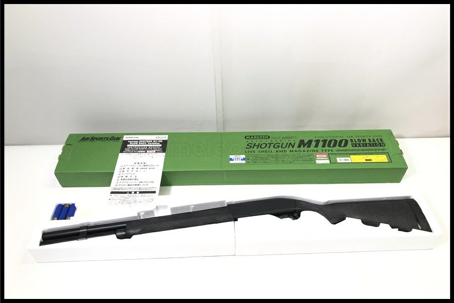 東京)マルゼン レミントン M1100 ライブカート ガスショットガン ブラック