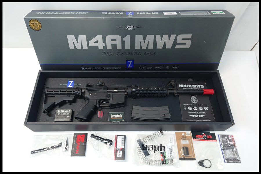 東京)東京マルイ M4A1 MWS ガスブローバック カスタム品
