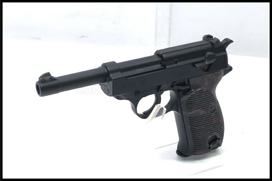 東京)マルゼン ワルサー P38 ガスブローバック ブラック ac41