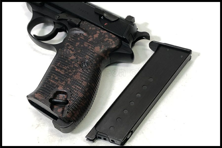 東京)マルゼン ワルサー P38 ガスブローバック ブラック ac41