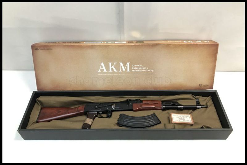 東京)東京マルイ AKM ガスブローバック 未使用品 3)