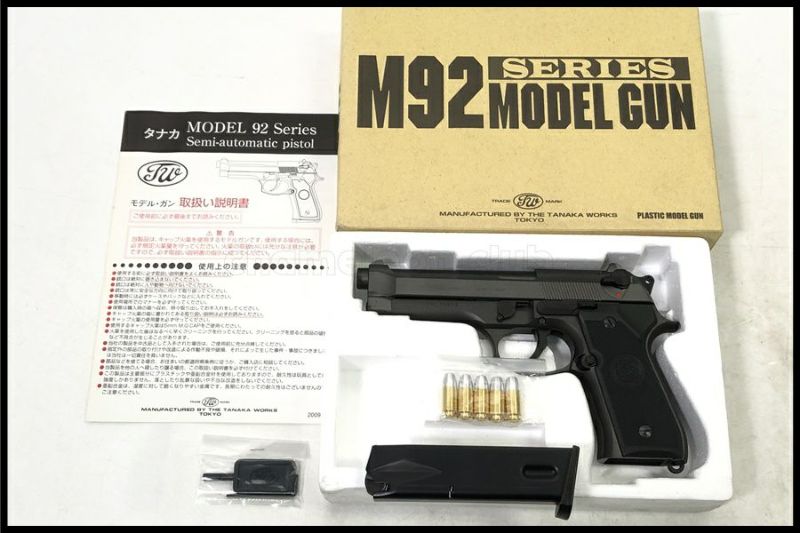 タナカ M92F エボリューション モデルガ ンHW リアル刻印グリップ付