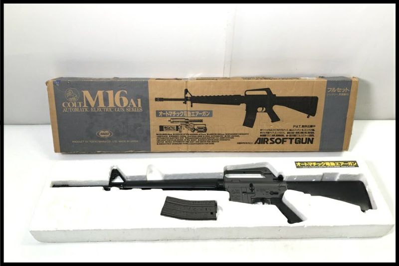 東京マルイ　m16 vietnam ジャンク Airsoft M16 Rifle AEG Vietnam (1601MG) Jing Gong JG - LojaDaCarabina
