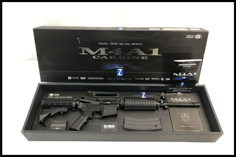 東京マルイ M4A1 カービン GBB 美品 東京)東京マルイ M4A1 カービン ガスブローバック