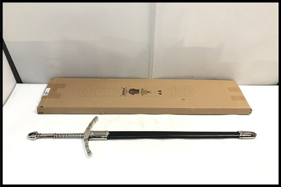 東京)DENIX デニックス 4183/NQ メディーバルソード シルバー 模造刀