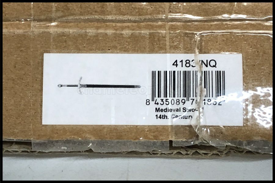 東京)DENIX デニックス 4183/NQ メディーバルソード シルバー 模造刀