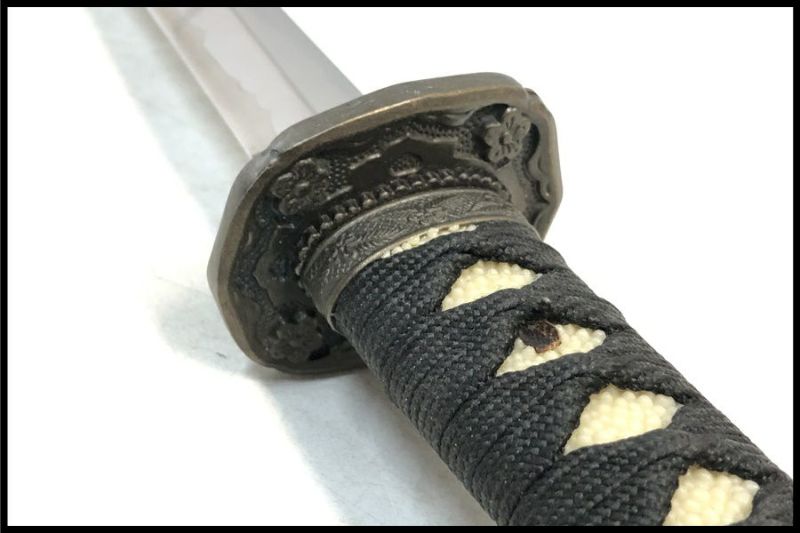 東京)尾形刀剣 GN-1 大日本帝国軍刀 陸軍大刀 黒柄 国防色木鞘 約99cm