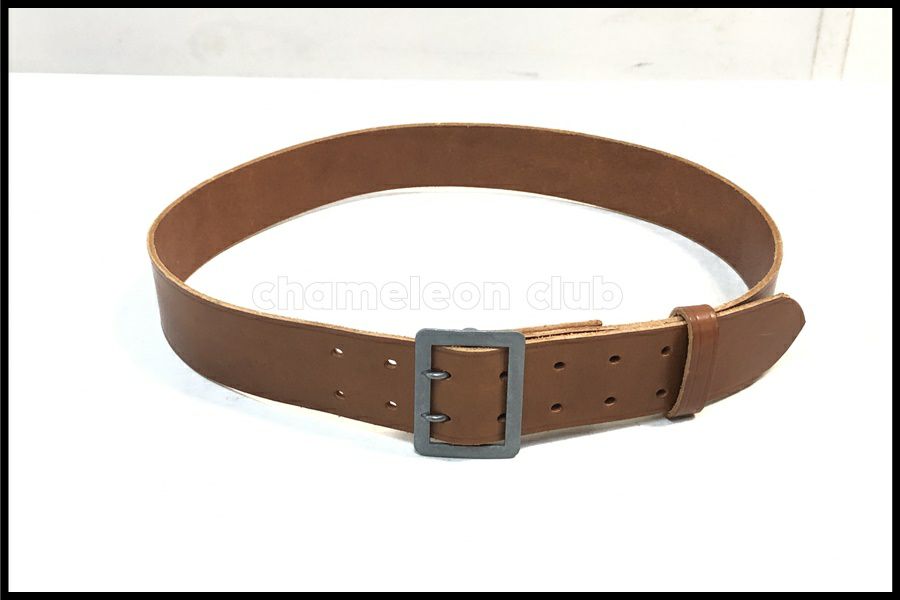東京)S&Graf WWII ドイツ軍 陸軍 空軍 将校用 ベル 茶革 45mm幅 レプリカ