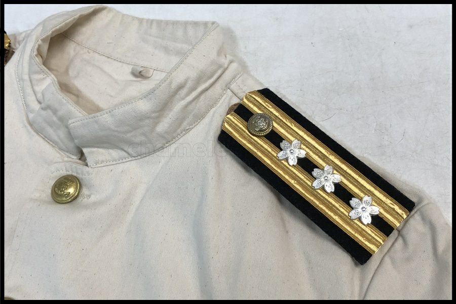 東京)中田商店 旧日本軍 海軍士官用夏服 上下 レプリカ