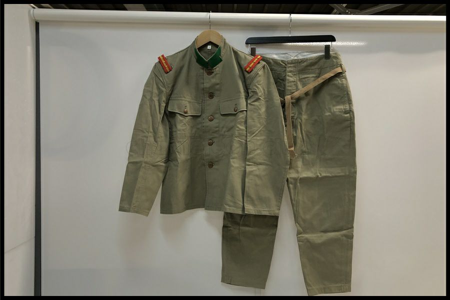 東京)メーカー不明 旧日本軍 昭5式 下士官兵用 夏衣 上下 サイズ：M